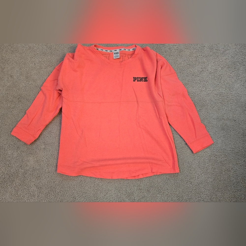VS Pink Oversized Sweatshirt, Size Large